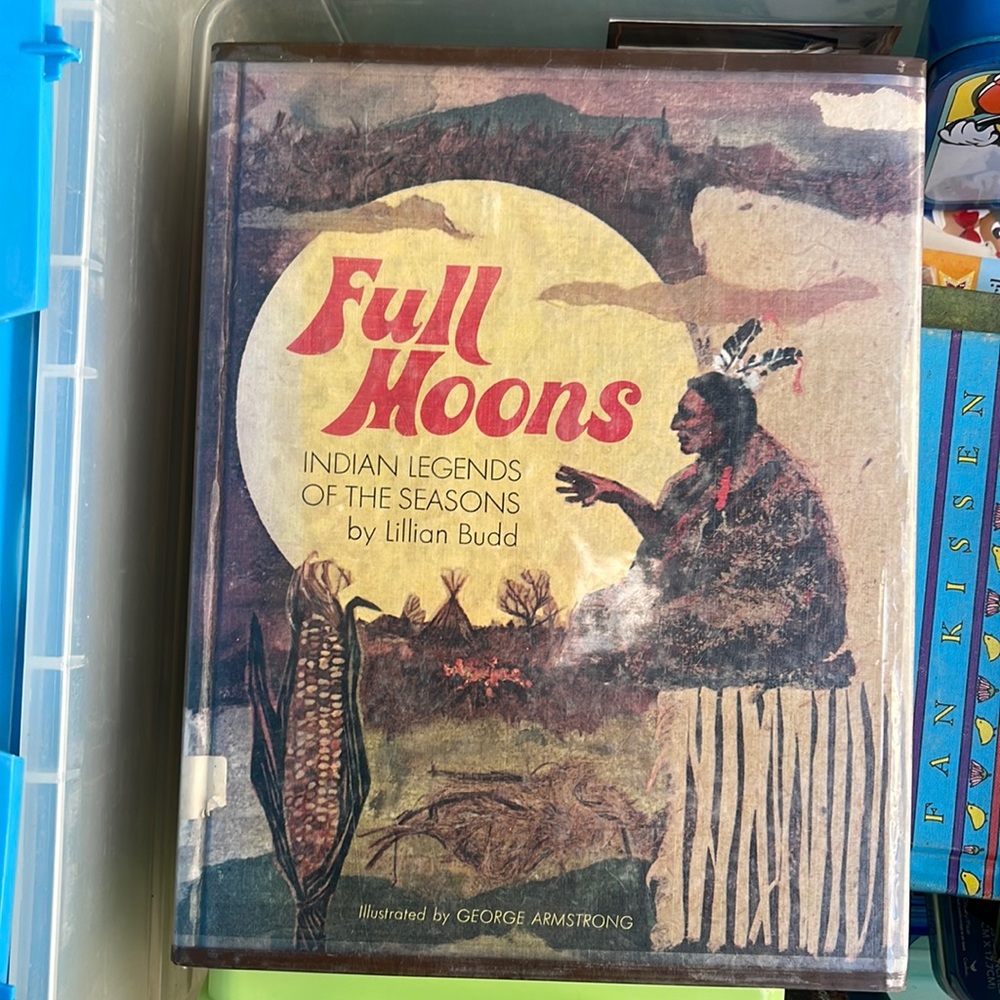 Vintage 1971 book. Legends of full moons